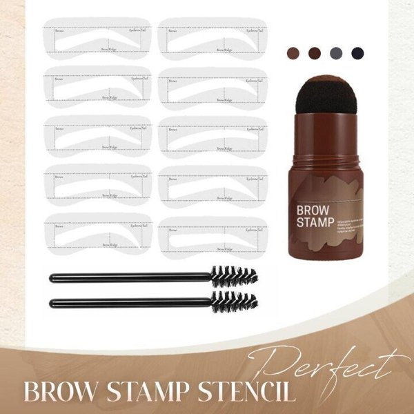 Kit de plantillas y sellos para cejas perfectas