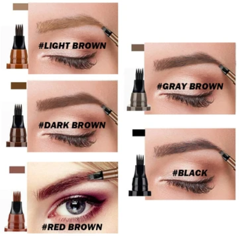 Delineador de cejas con 4 puntas