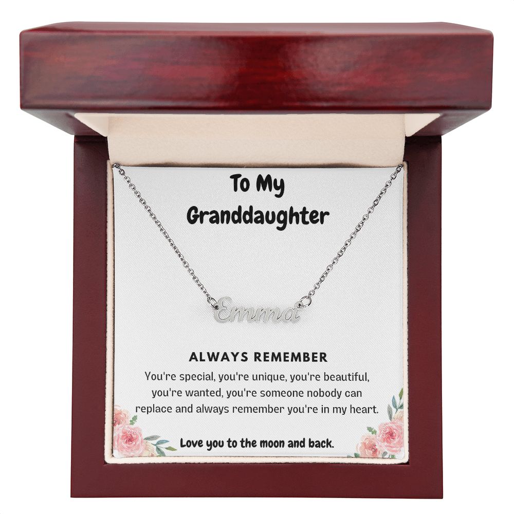 Granddaughter - Get Customized Name for Your Loved Ones