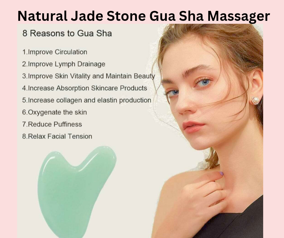 KINA™ Natural Jade Stone Gua Sha Massager