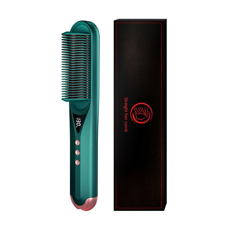 KINA™ Portable Hair and Beard Straightener Brush