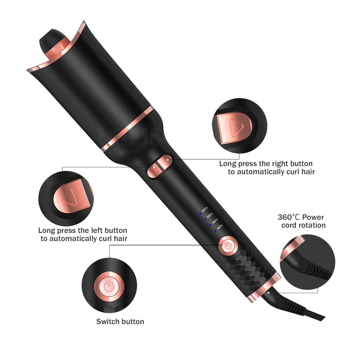 Automatic Hair Curling Iron