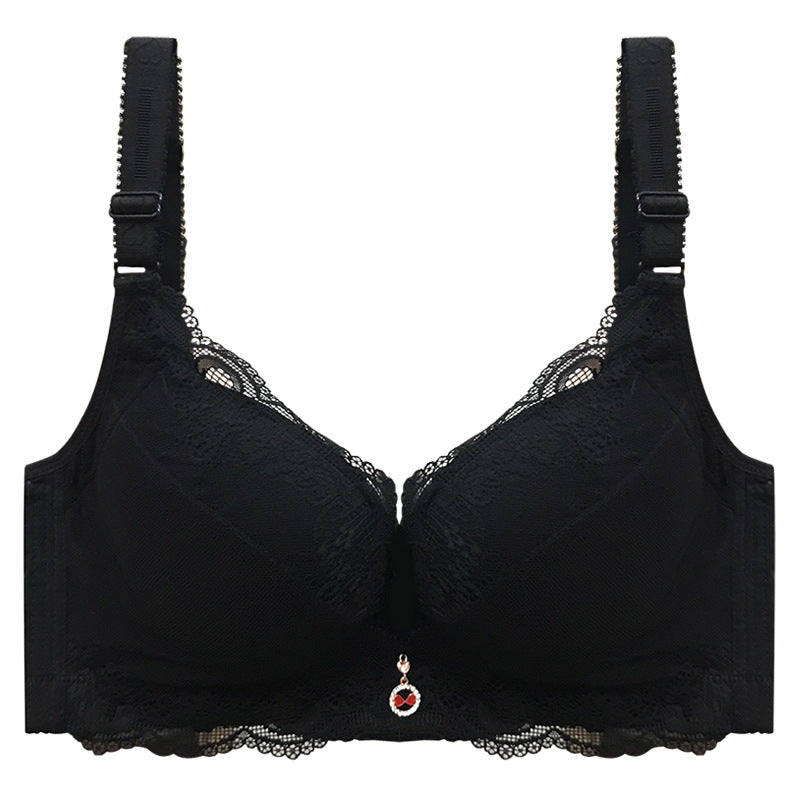 Women's Fashion Temperament Lace Push Up Bra