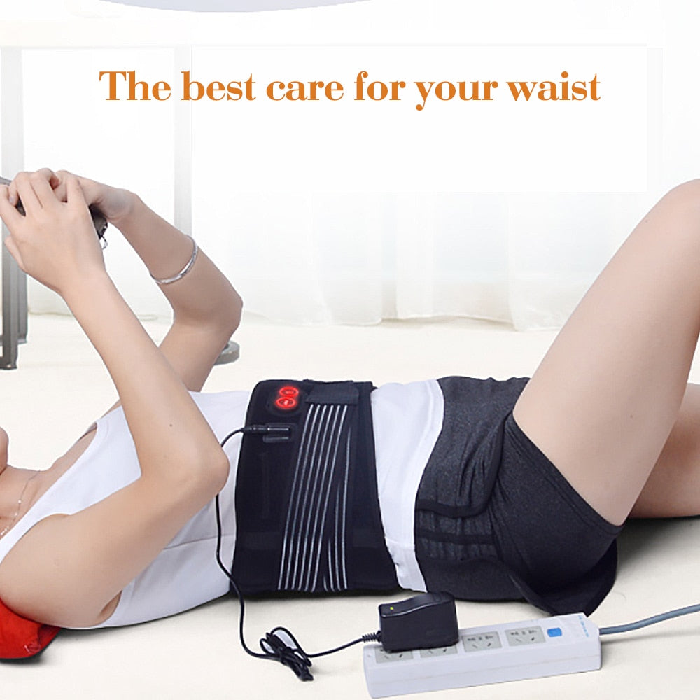 Electric Heating Belt for Back Pain Therapy