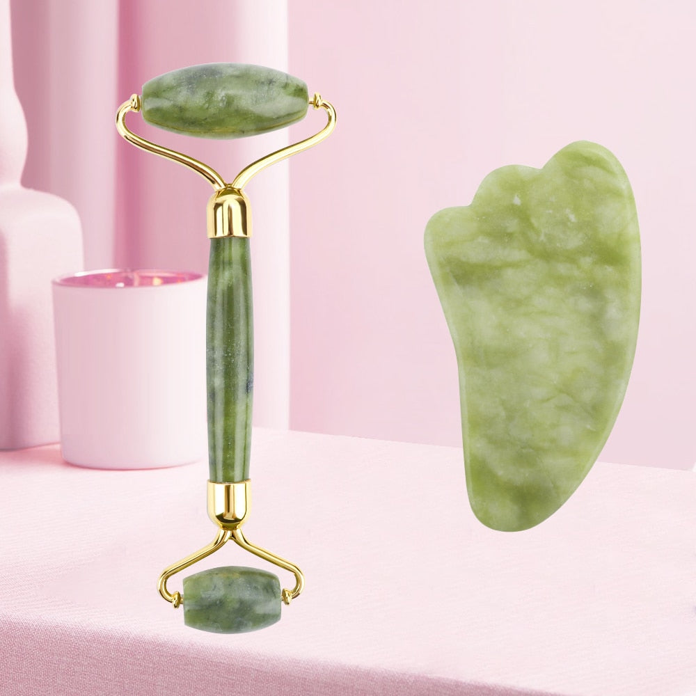 KINA™ Natural Jade Stone Gua Sha Massager