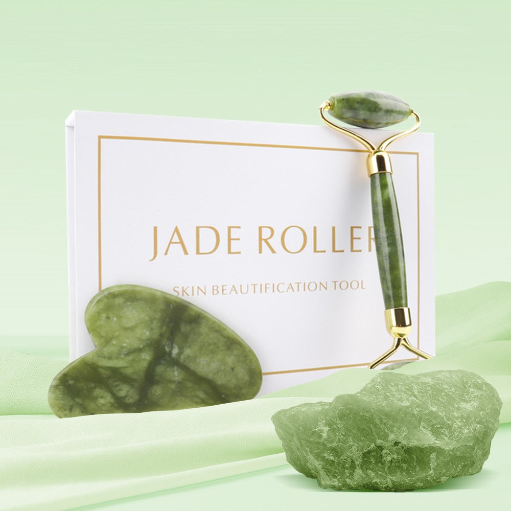 KINA™ Natural Jade Stone Gua Sha Massager