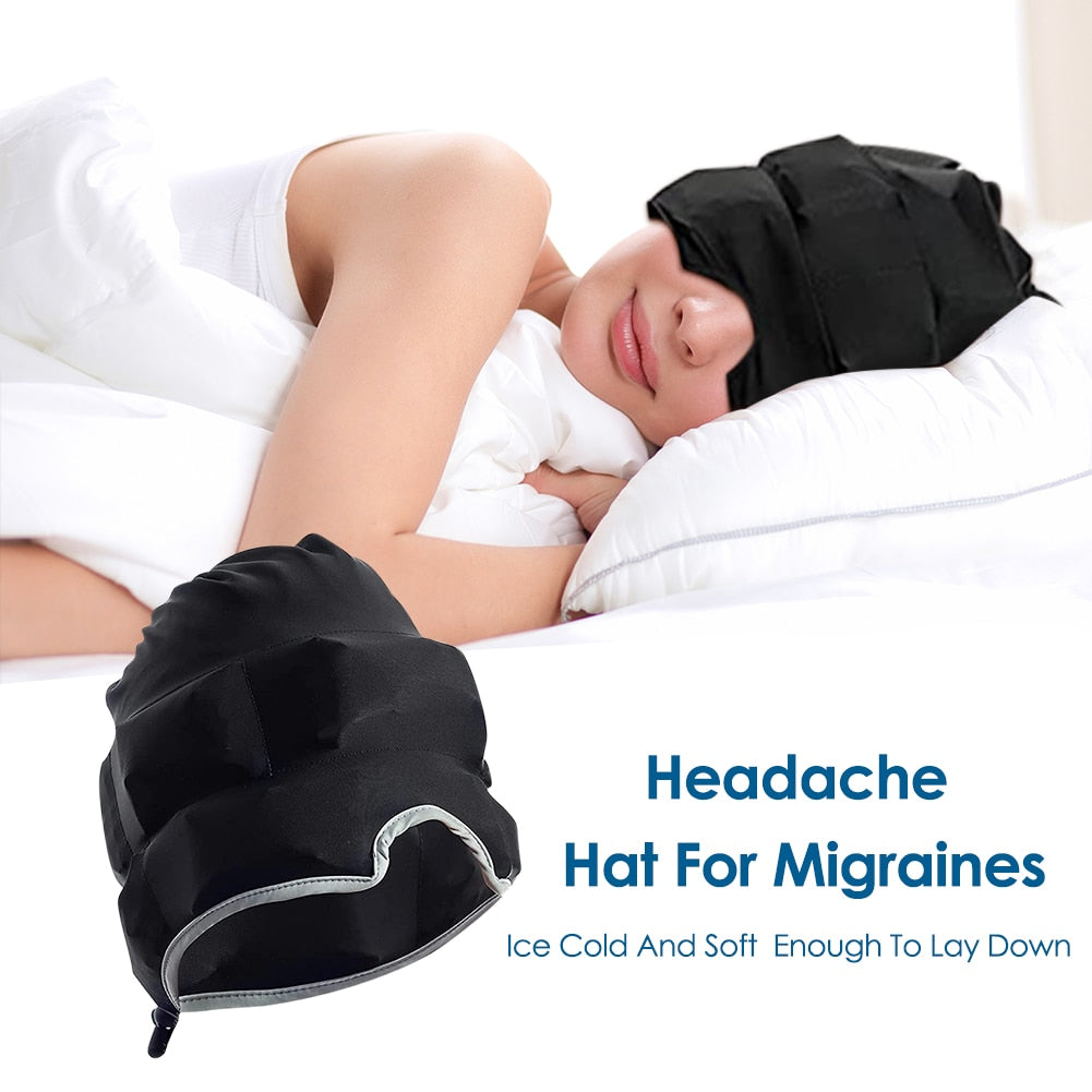 Headache & Migraine Relief Cap (Hot & Cold Gel Therapy)