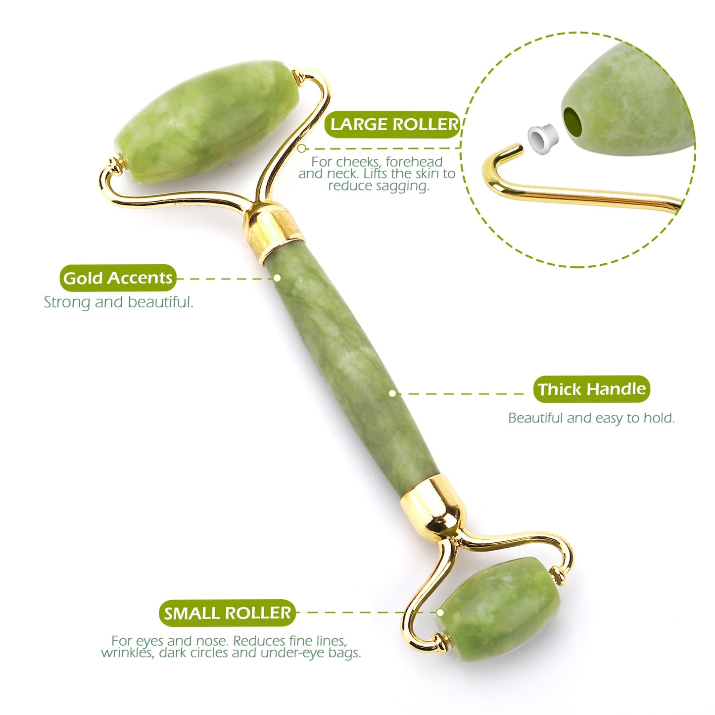 KINA™ Natural Jade Stone Gua Sha Massager