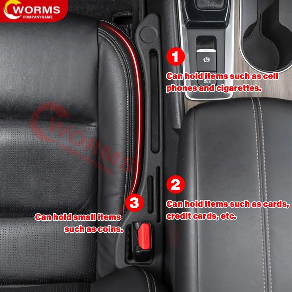 WORMS GapGuard™: Universal Car Seat Gap Filler