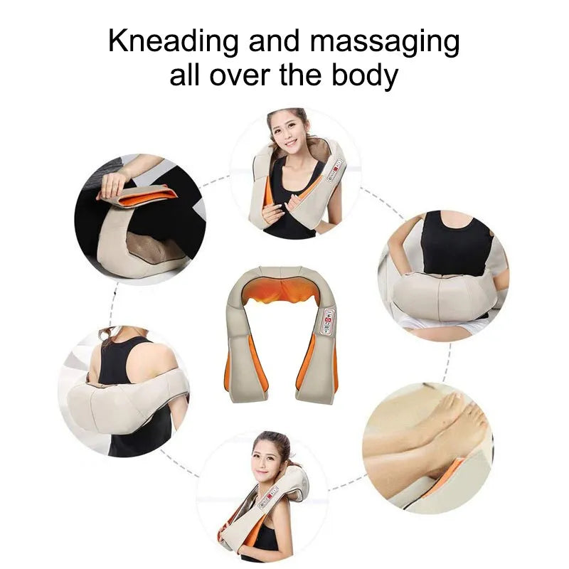 Kneading Shawl Neck Vehicle Home Massager Neck Shoulder Waist Whole Body Kneading And Kneading Massage Shawl Massage Chair Home