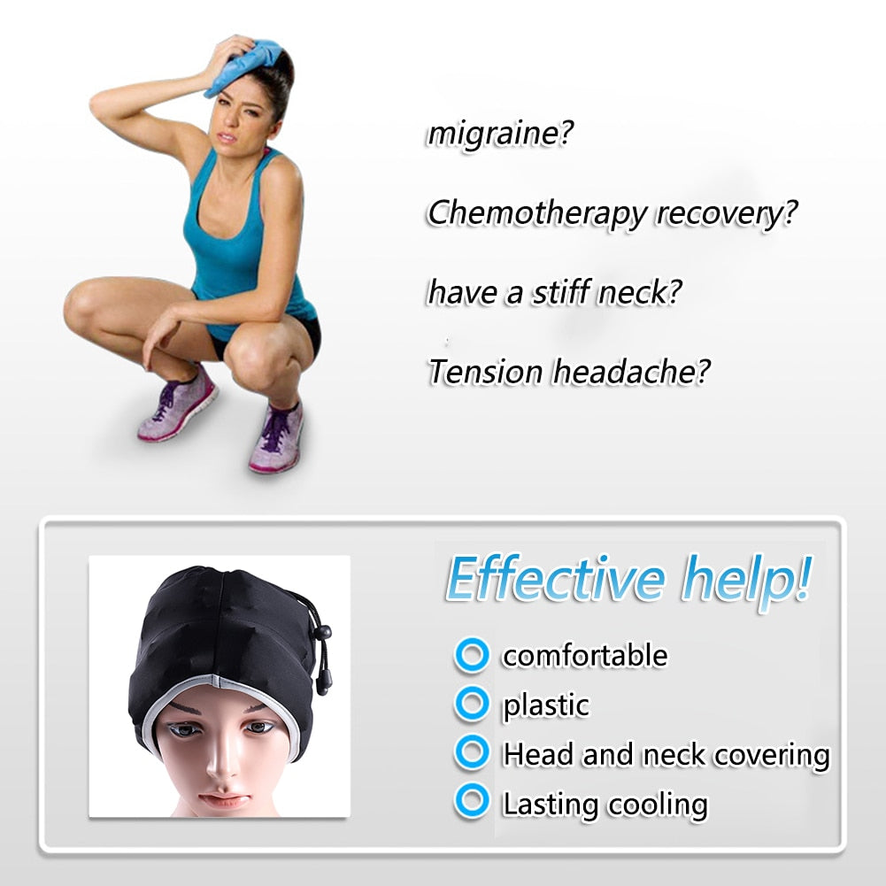 Headache & Migraine Relief Cap (Hot & Cold Gel Therapy)