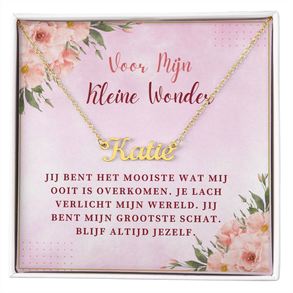 Voor mijn kleine wonder