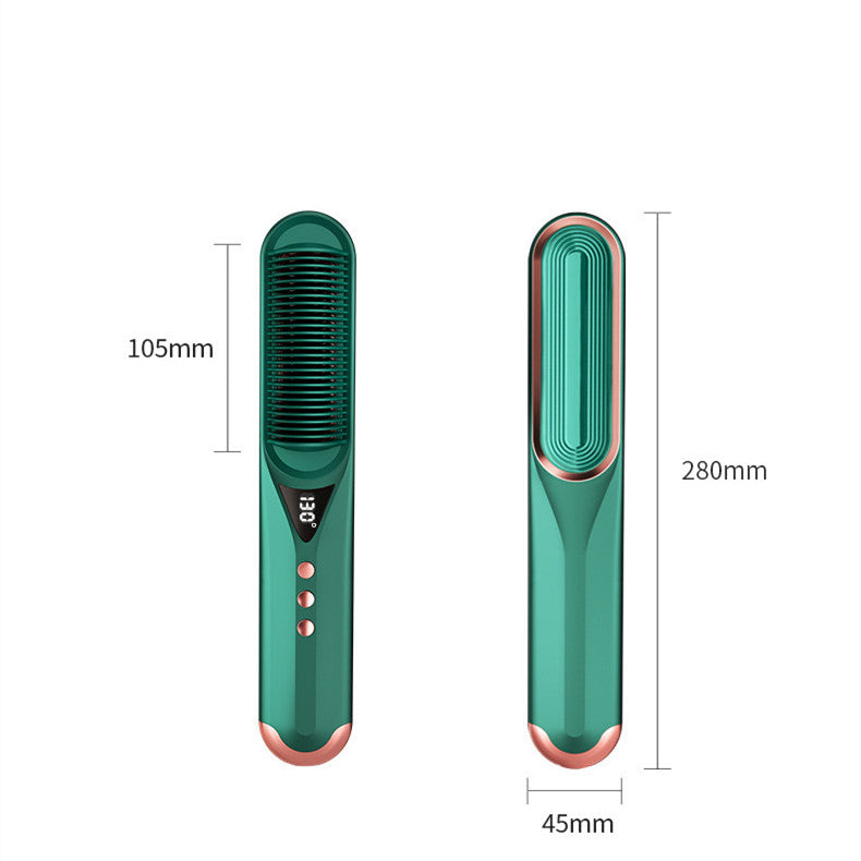 KINA™ Portable Hair and Beard Straightener Brush