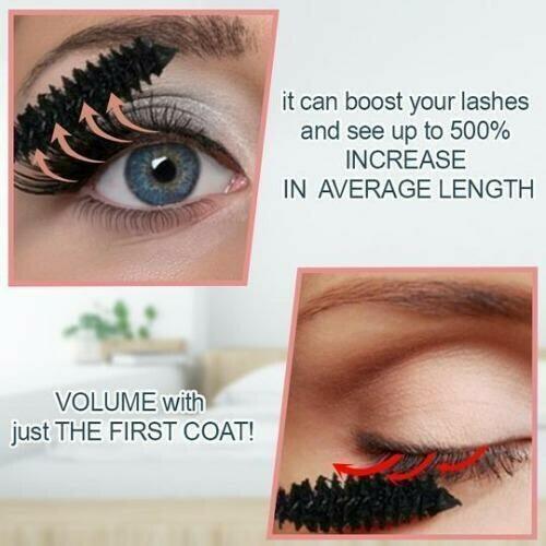 4 IN 1 Waterproof Silk Fiber Thick Lengthening Mascara