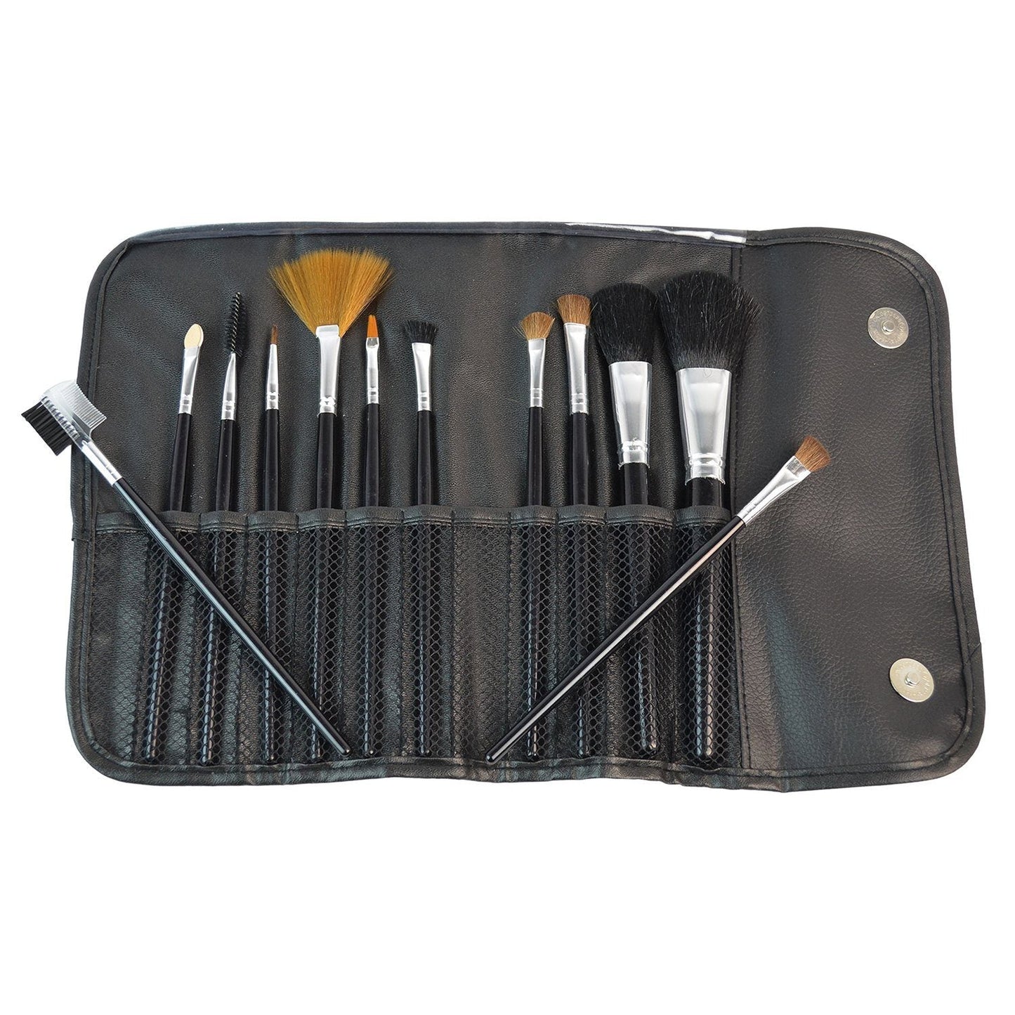 12-Pack: Premium Makeup Brush Set for Blending Blush Concealer Eye Shadow