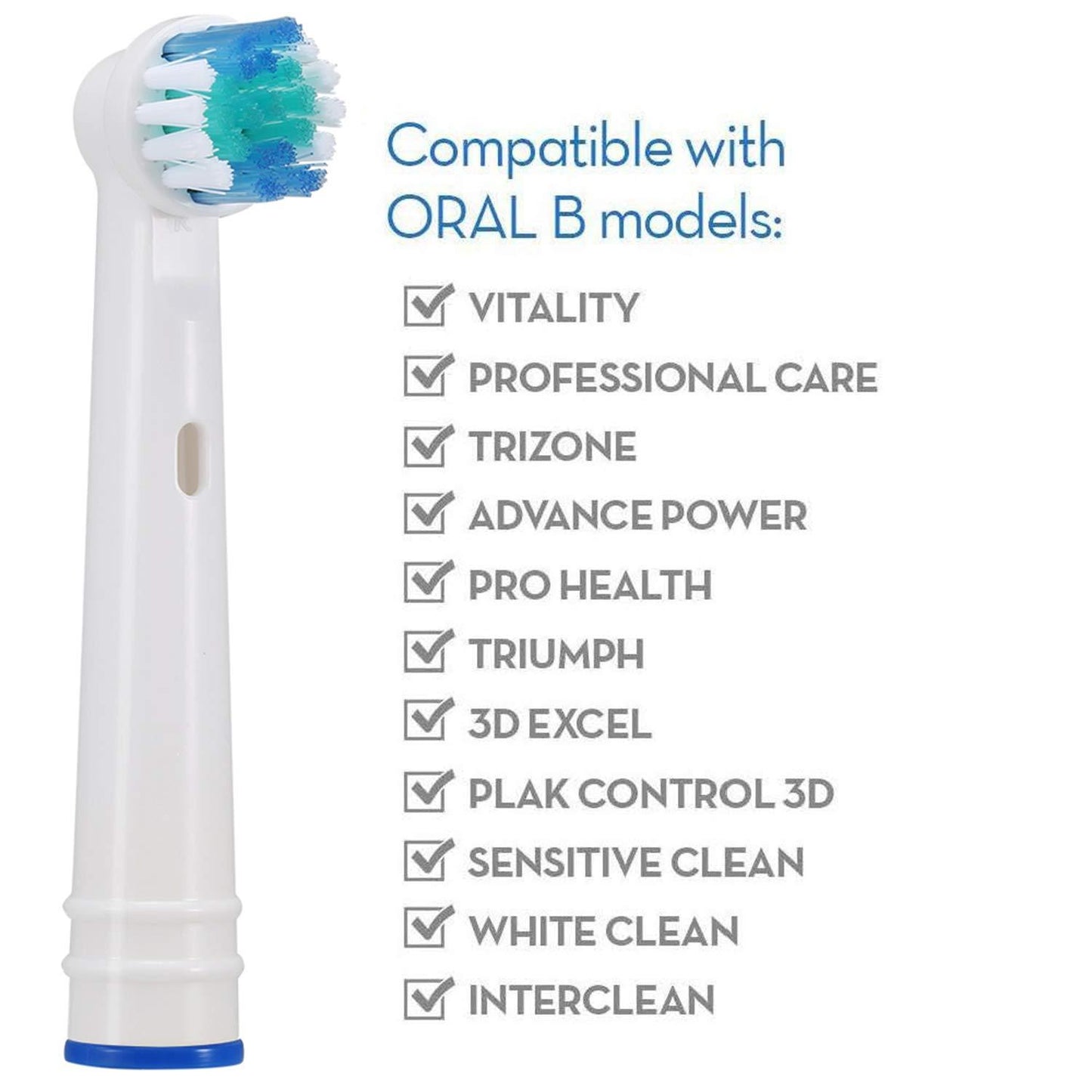 16-Pack: Oral B Replacement Toothbrush Heads