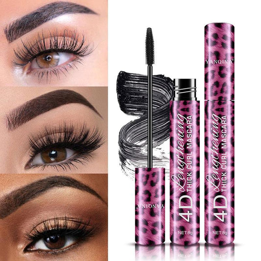 4D Waterproof Silk Fiber Thick Lengthening Mascara