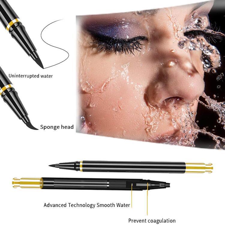 Non magnetic eyeliner and eyelashes kit