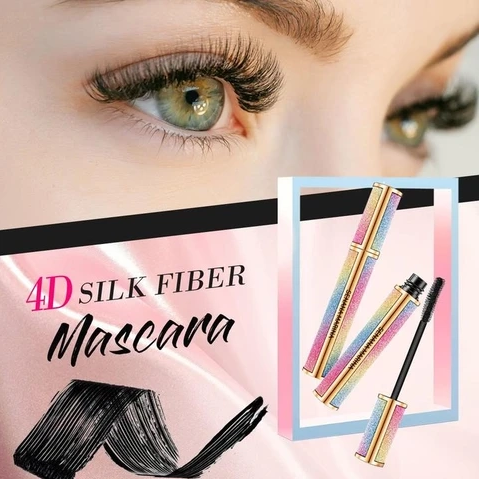 4D Waterproof Silk Fiber Thick Lengthening Mascara