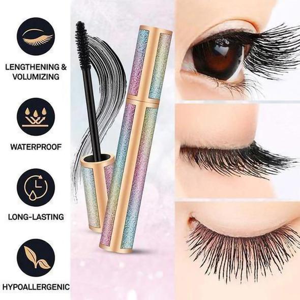 4D Waterproof Silk Fiber Thick Lengthening Mascara