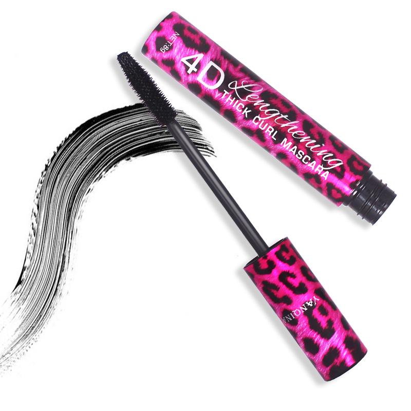 4D Waterproof Silk Fiber Thick Lengthening Mascara