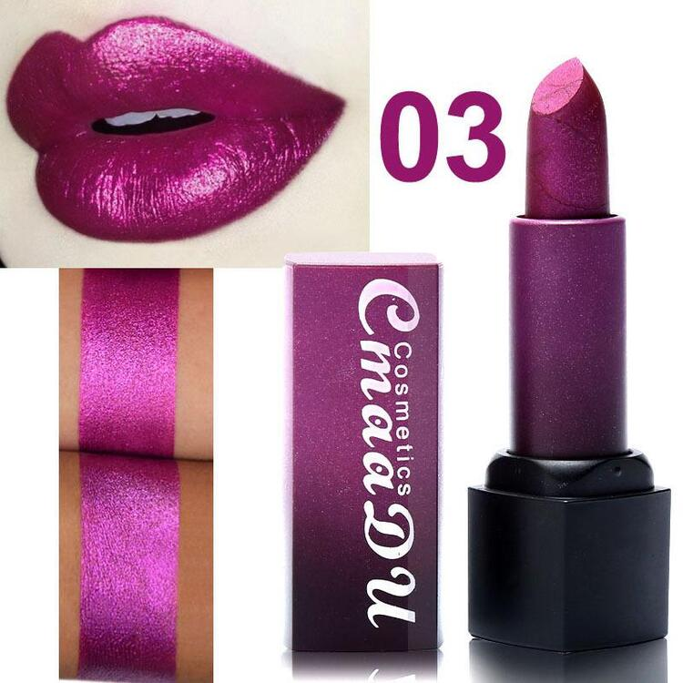 Metallic Waterproof Lasting Lipstick