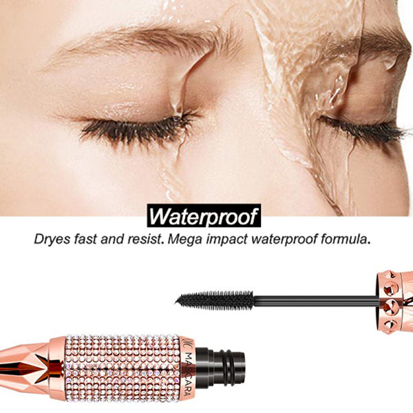 5D WATERPROOF SILK FIBER THICK LENGTHENING MASCARA