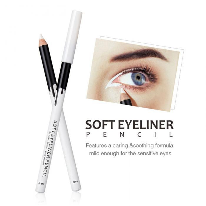 Eyeliner Pencil Makeup Women Long Lasting Waterproof Eye Liner White Eyeliner