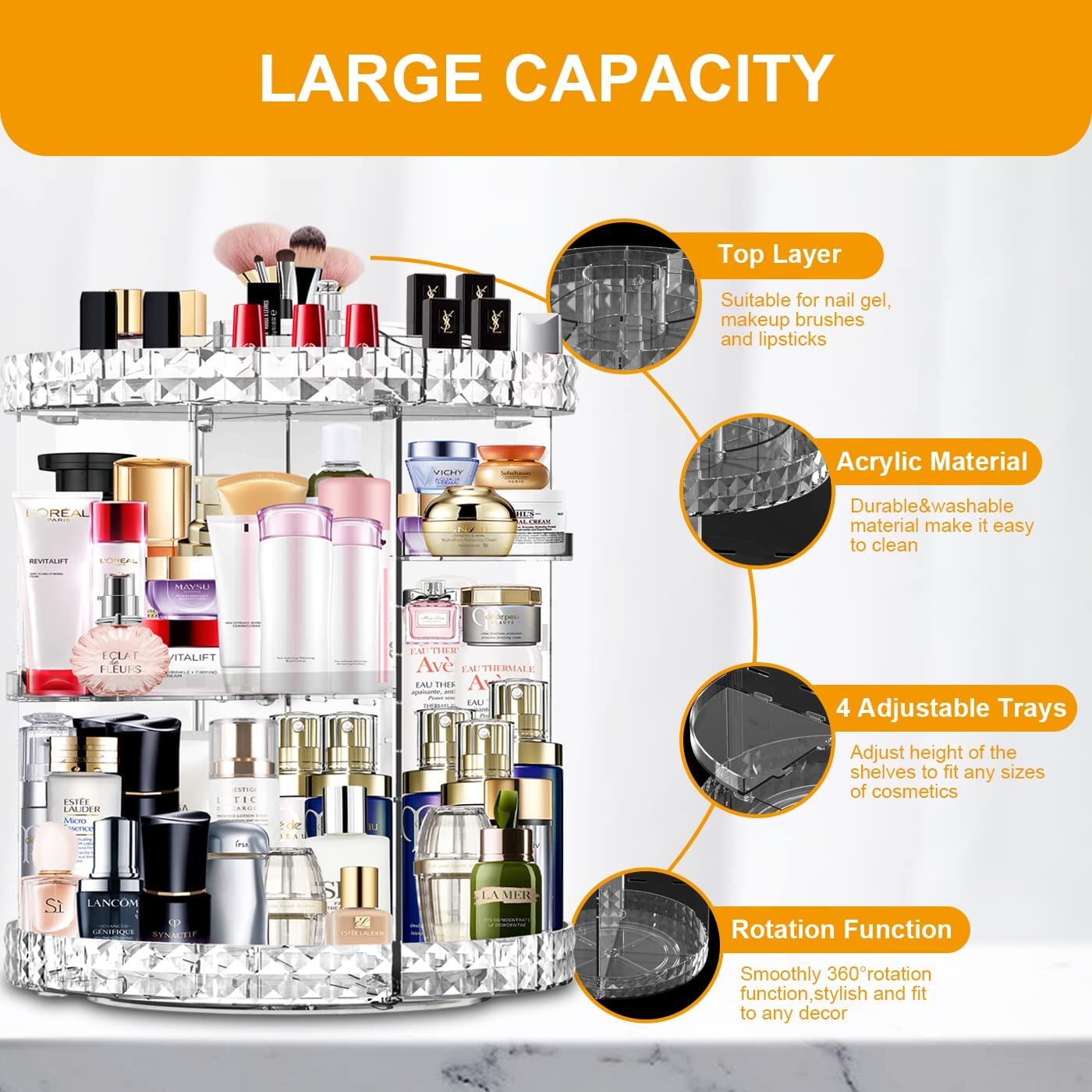 Cosmetic Storage Makeup Organizer