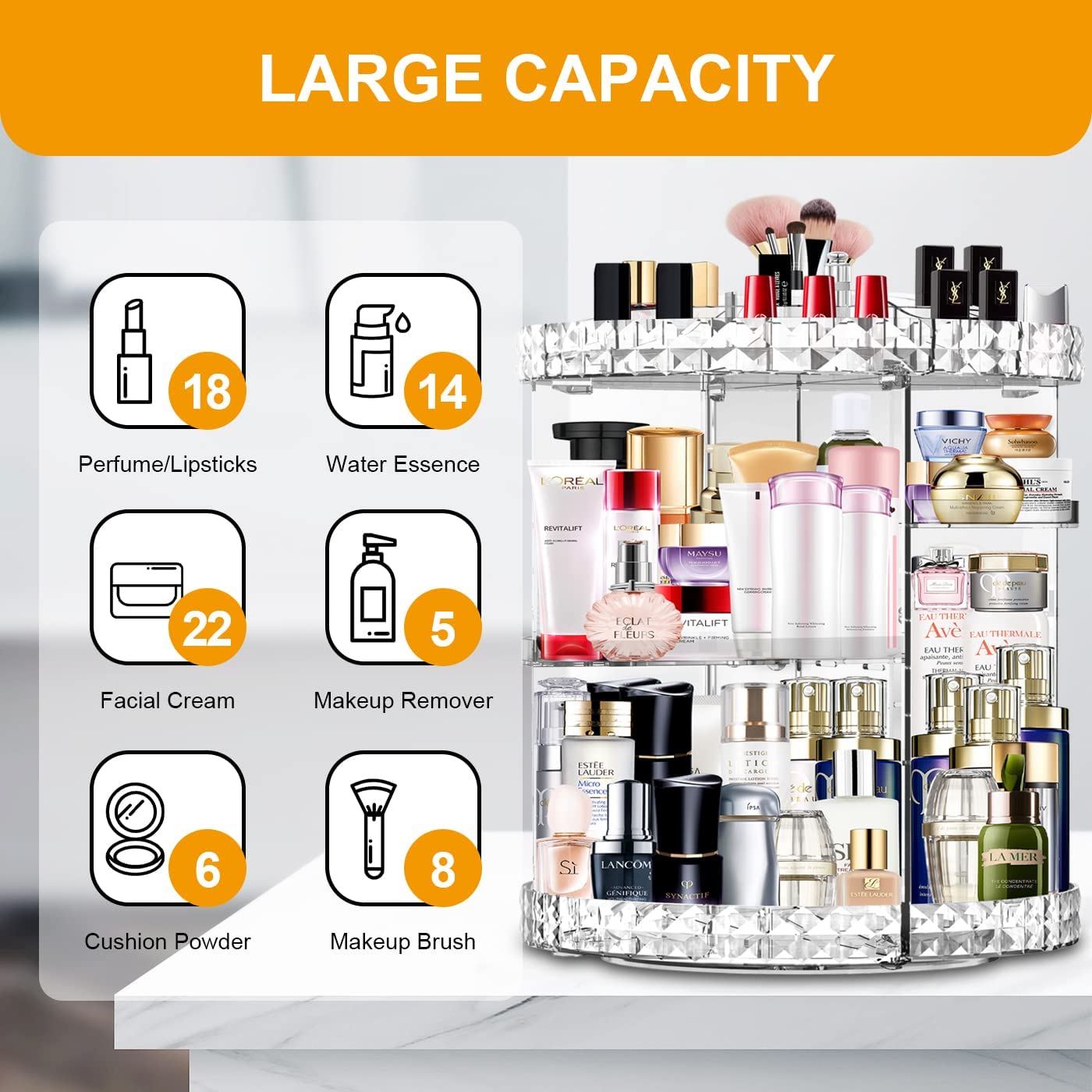 Cosmetic Storage Makeup Organizer