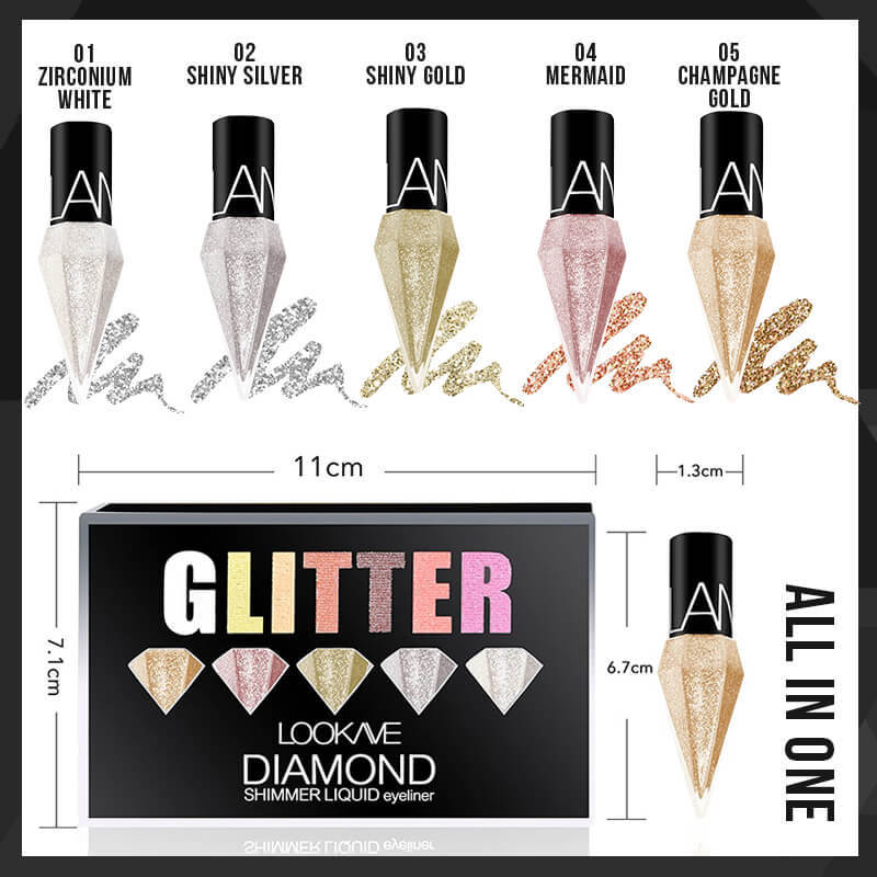 GLITTERING DIAMOND LIQUID EYELINER