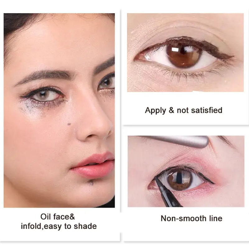 Waterproof Single head Solid Cat Eye Eyeliner