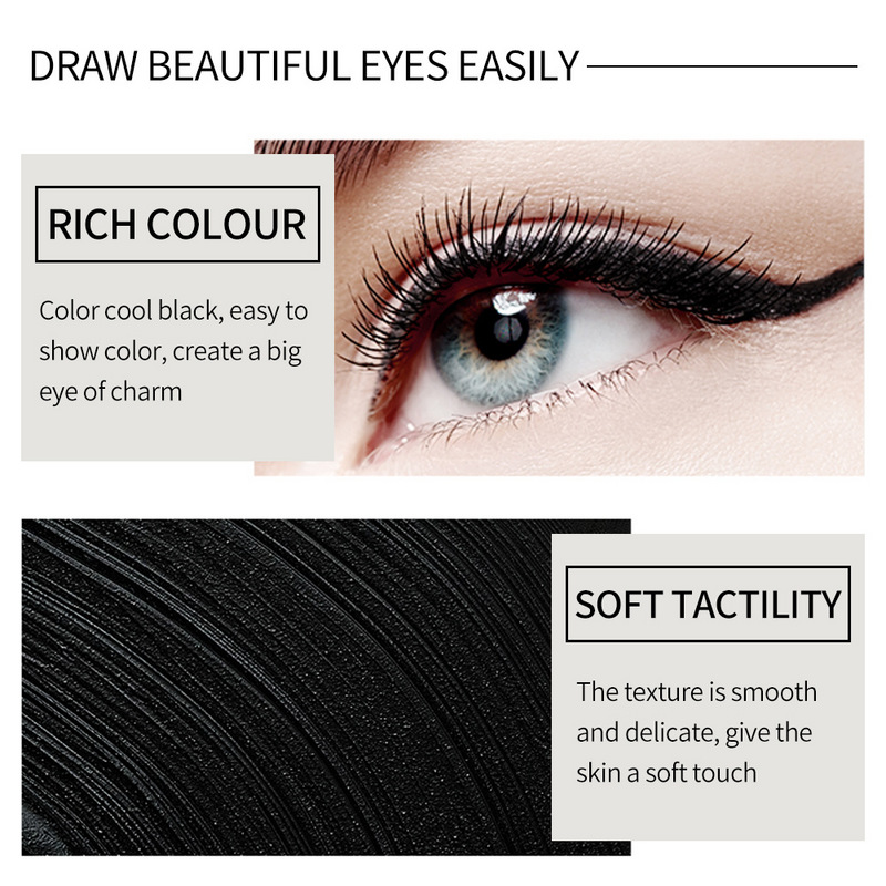 Waterproof Single head Solid Cat Eye Eyeliner