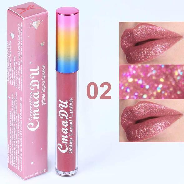 Glitter Waterproof Long Lasting Lip Gloss