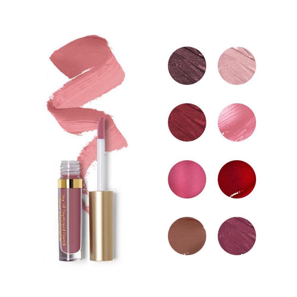 8pcs Set Everlasting Matte Liquid Lipstick