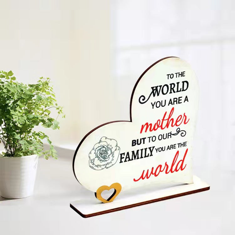 Mother's Day- Wooden Ornament