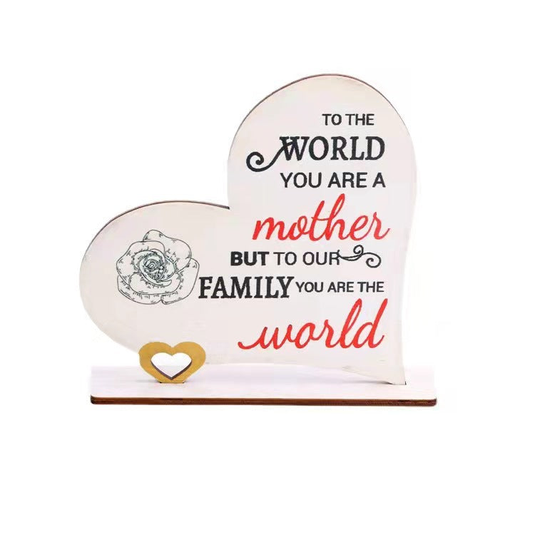 Mother's Day- Wooden Ornament