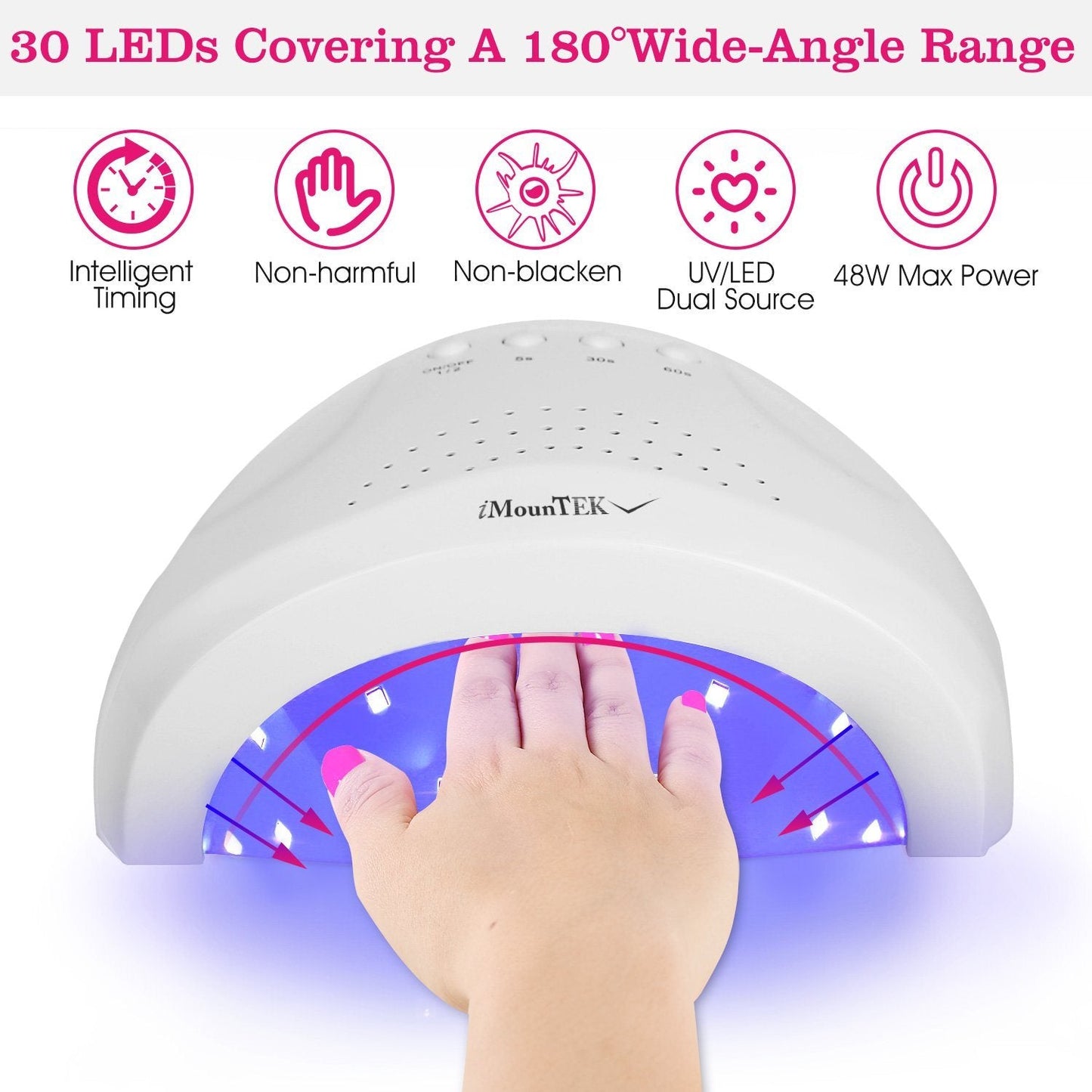 Nail Dryer 48W/24W UV LED Lamp