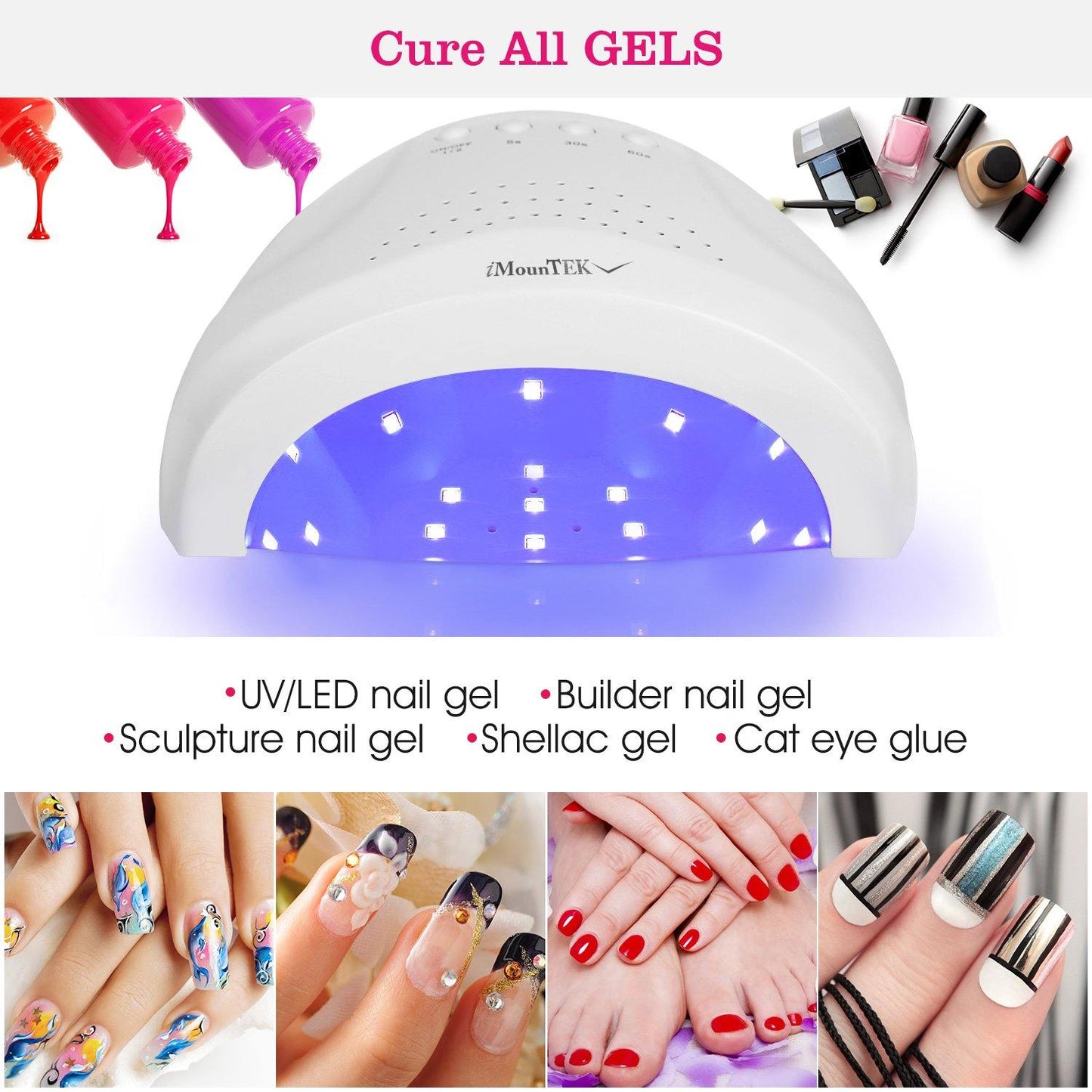 Nail Dryer 48W/24W UV LED Lamp