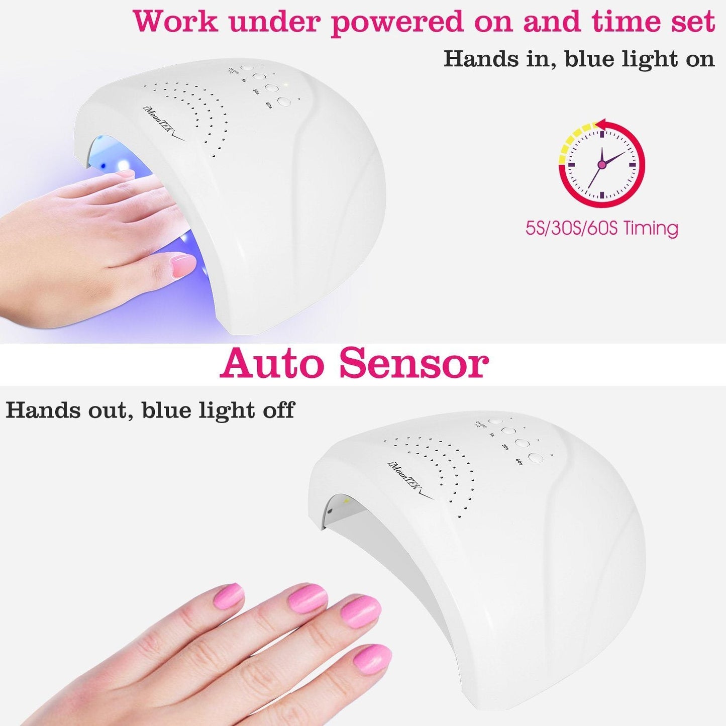 Nail Dryer 48W/24W UV LED Lamp