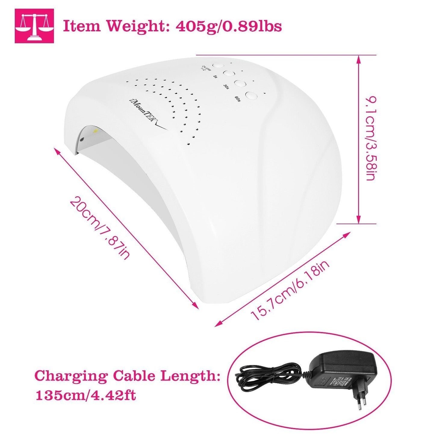 Nail Dryer 48W/24W UV LED Lamp