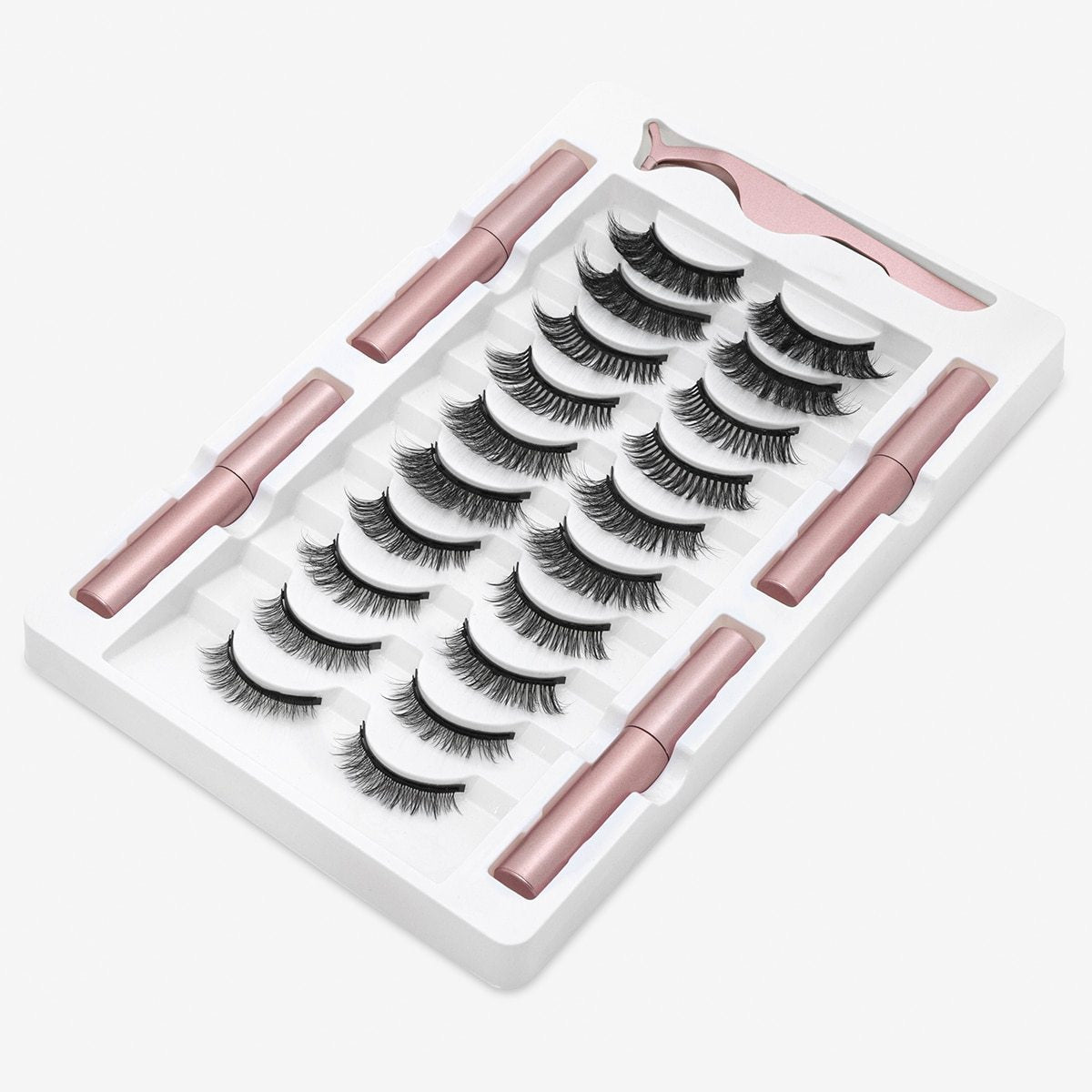 10 Pairs Magnetic Eyelashes Set