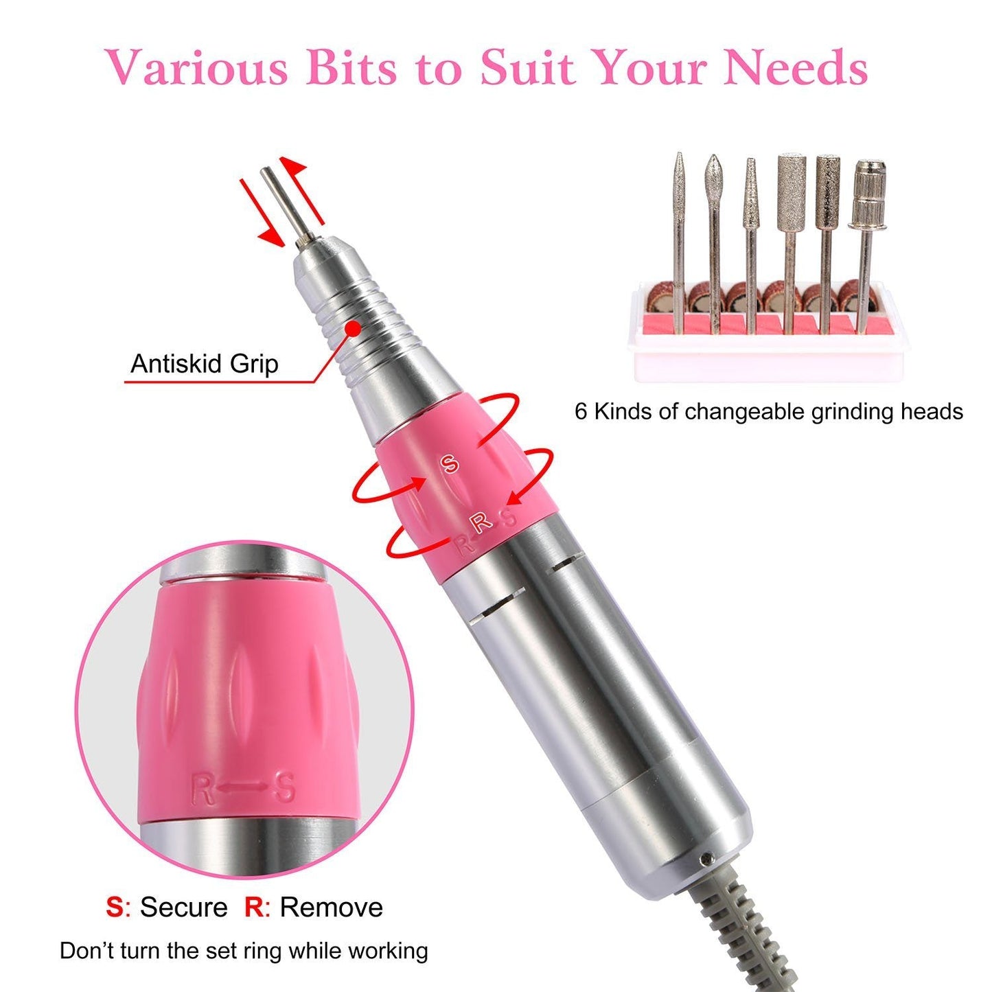 Professional Acrylic Nail Drill Machine