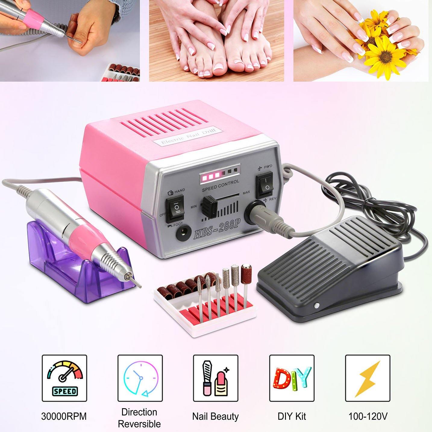 Professional Acrylic Nail Drill Machine