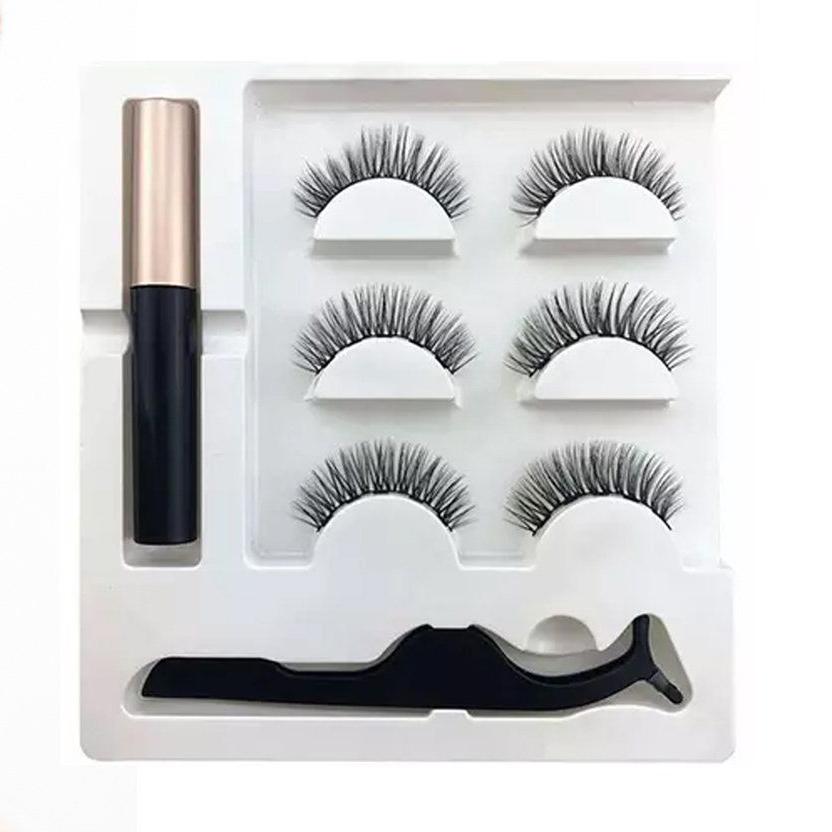 Professional Long Lasting Magnetic Eyeliner And Eyelash Kit.