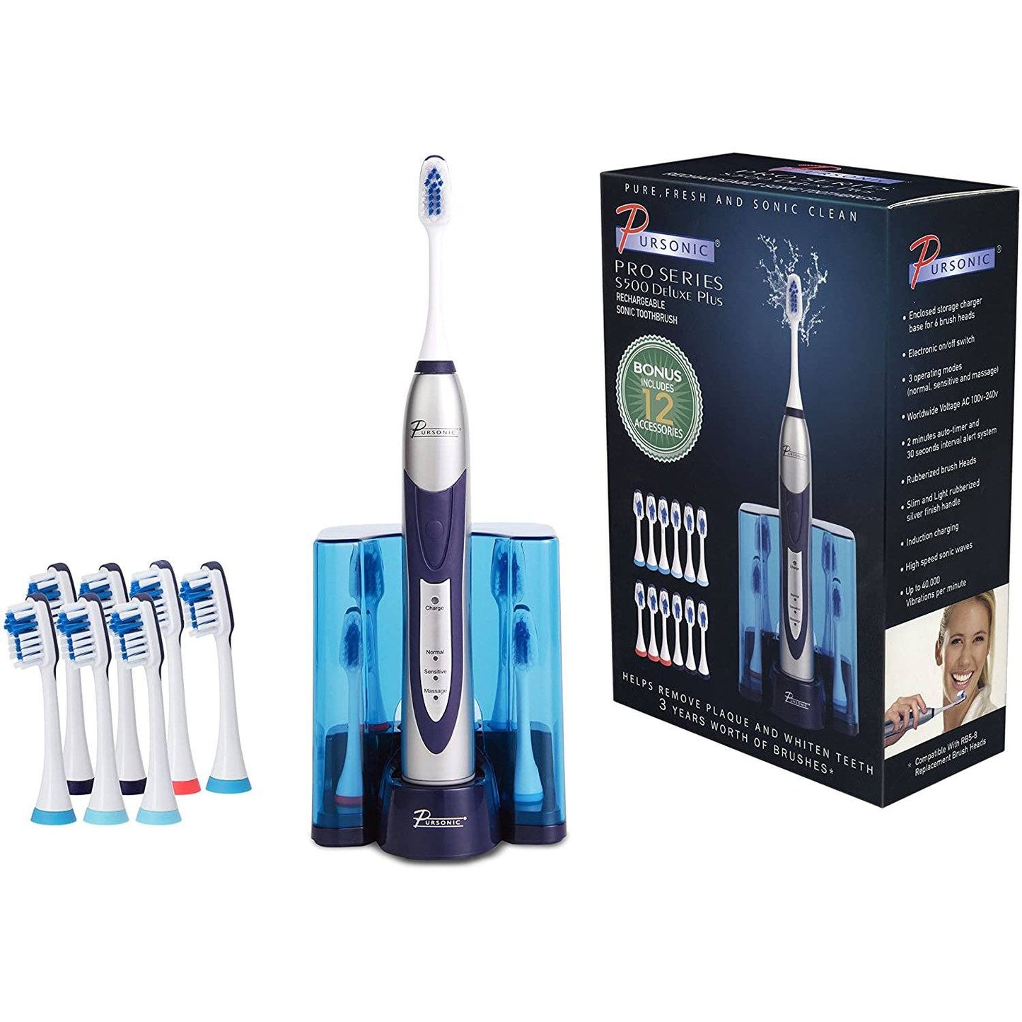 Pursonic Rechargeable Electric Toothbrush