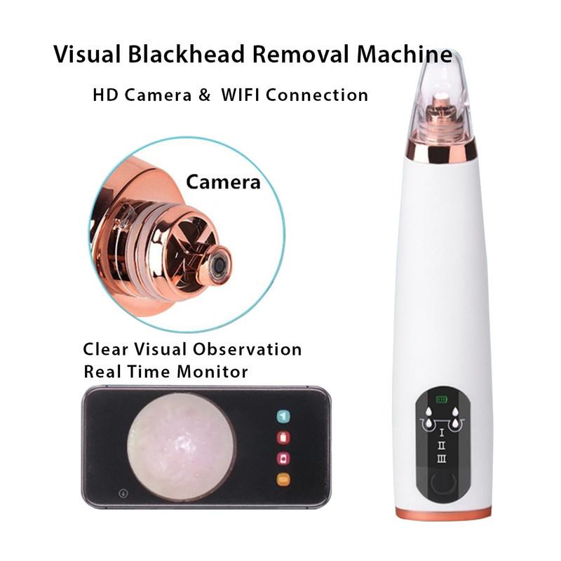 Visual Pore Cleaning Vacuum with Built in Camera